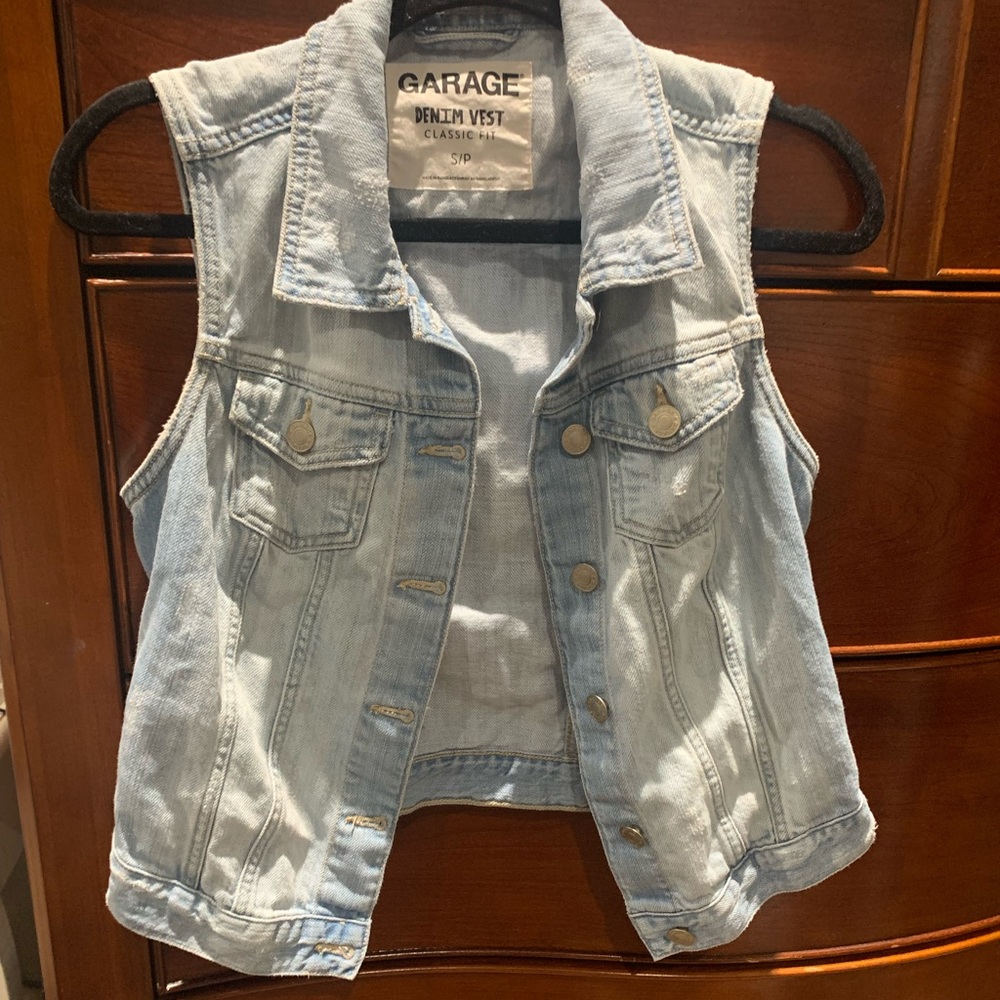 Denim vest